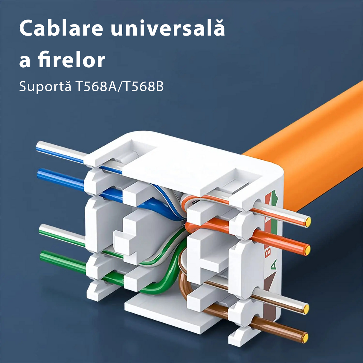 STP CAT 7 Connector Module Shielded Metal Keystone Keystone, No-Tool, Bervolo