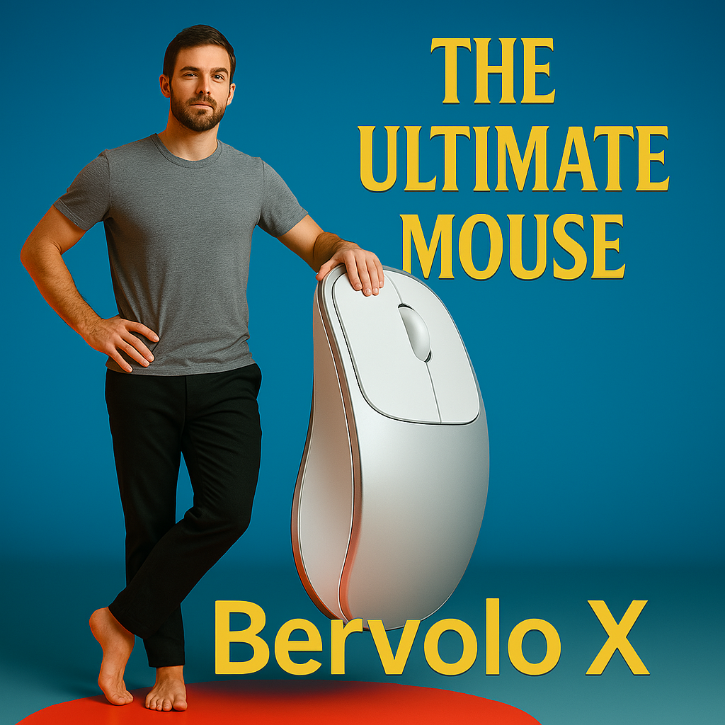 Dual Mouse Bervolo Metal X, ezüst