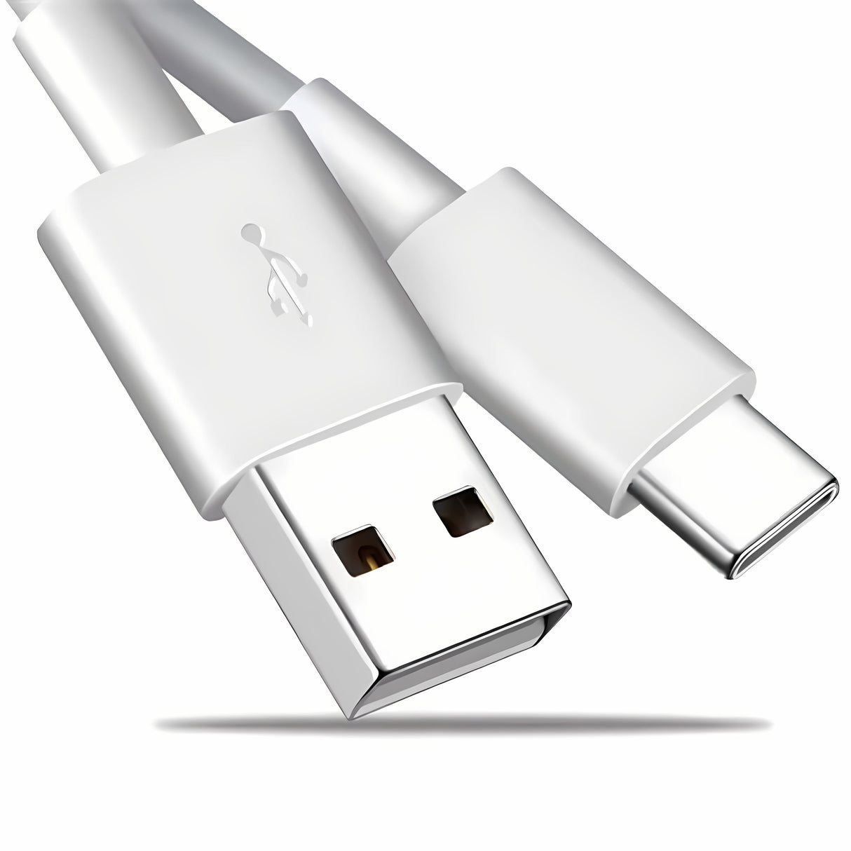 Bervolo Data and Fast Charging Cable Type-C Type-C, USB to Type-C, Fast Charge, 0.3 m, Universal Compatibility, Premium Durable Material, White
