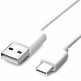 Bervolo Data and Fast Charging Cable Type-C Type-C, USB to Type-C, Fast Charge, 0.3 m, Universal Compatibility, Premium Durable Material, White