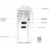 Dual Mouse Bervolo Metal X, Silver