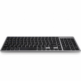 Bervolo Rechargeable Bluetooth Keyboard, Black