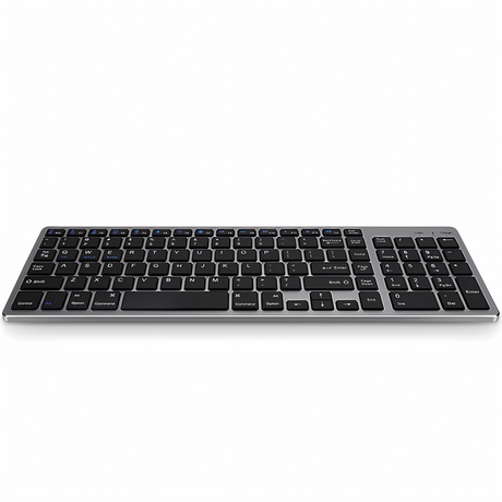 Bervolo Rechargeable Bluetooth Keyboard, Black