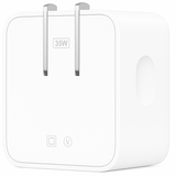 Bervolo® 35W Dual USB-C Wall Charger, Fast Charging PD, Compatible with USA/Canada/Japan, Simultaneous Charging for iPhone, Samsung, Huawei, iPad, Laptops, White