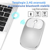 Dual Mouse Bervolo Metal X, Silver