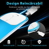 Dual Mouse Bervolo Metal X, Blue