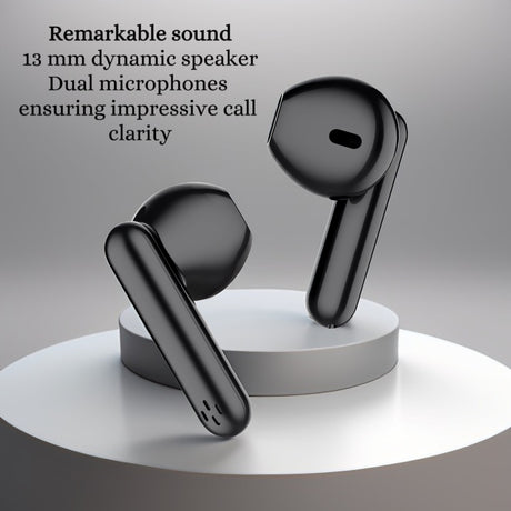 Bervolo® Air Pro Vezeték Nélküli Bluetooth Fülhallgató, Duál Mikrofon, IPX5 Vízállóság, Tiszta Basszus Hangzás, ANC Zajszűrés, Univerzális Kompatibilitás, Automatikus Csatlakozás, Fekete